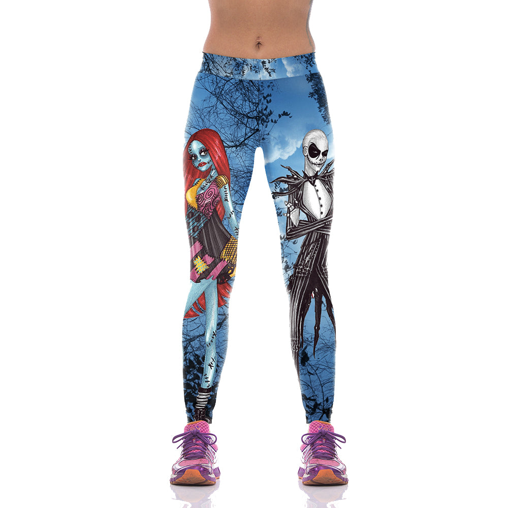 Step into the Nightmare Before Christmas with Our Gothic Leggings!