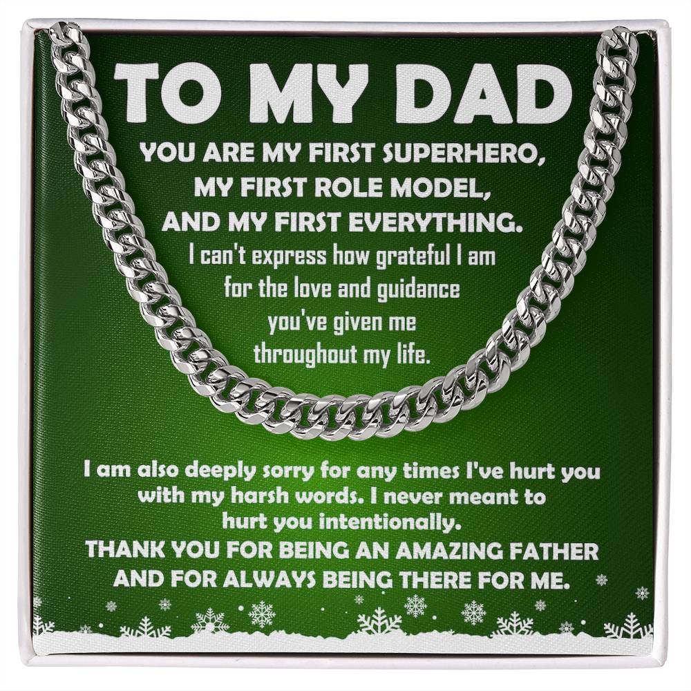 To My Dad My First Super Hero, my first role model, my first everything. gift ideas