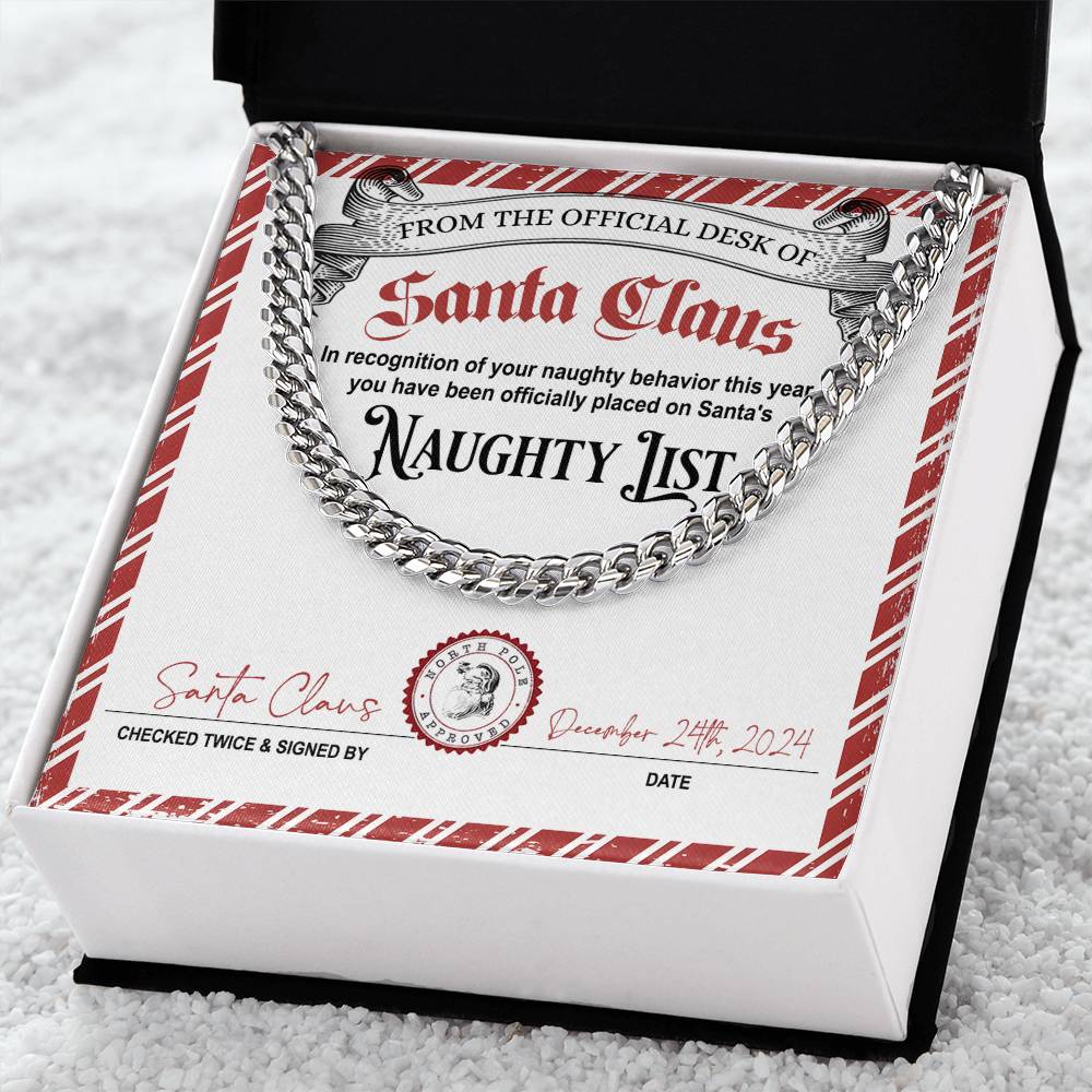 Naughty List-Naughty Behavior-Cuban Chain