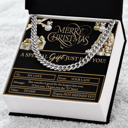 My Man-Christmas Voucher-Cuban Chain