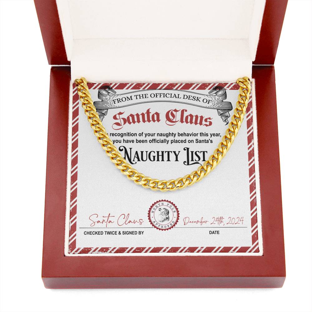 Naughty List-Naughty Behavior-Cuban Chain