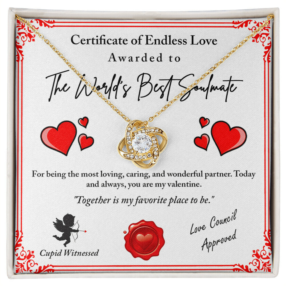 Love Certificate Awarded - Cupid Witnessed