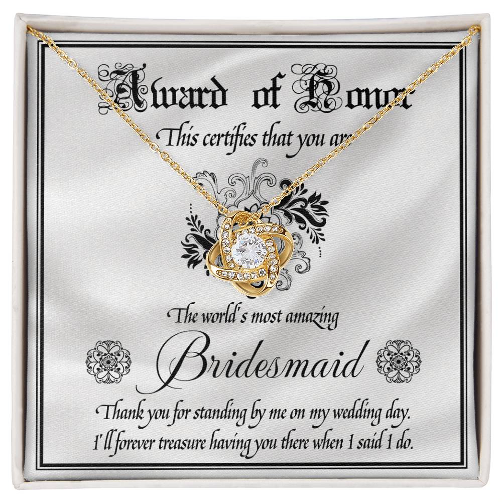 Bridesmaid-Award Of Honor