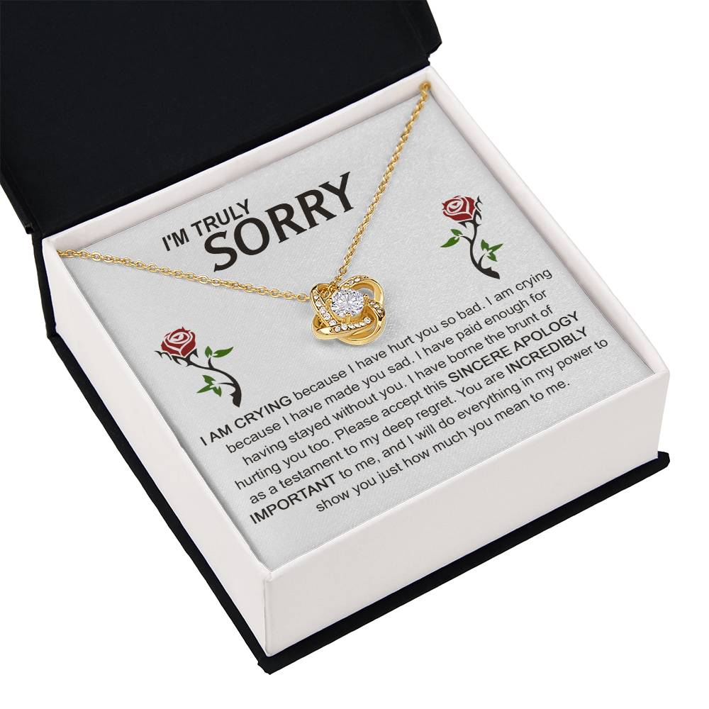 Sorry - Made You Sad, accept this sincere apology, you are important to me