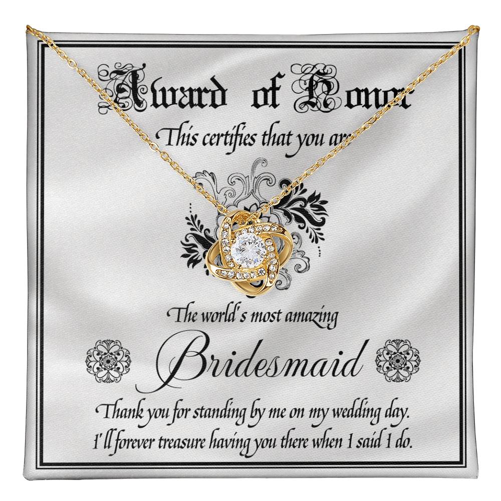 Bridesmaid-Award Of Honor