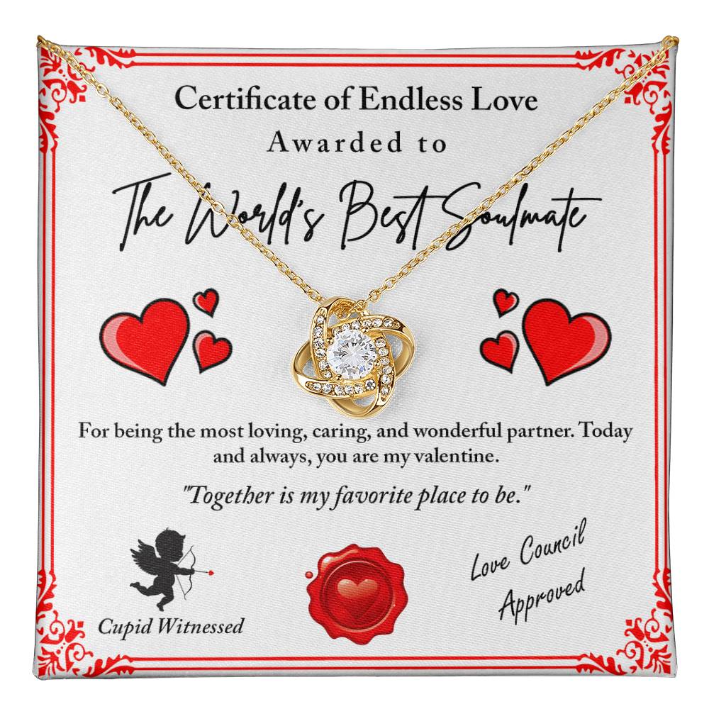 Love Certificate Awarded - Cupid Witnessed