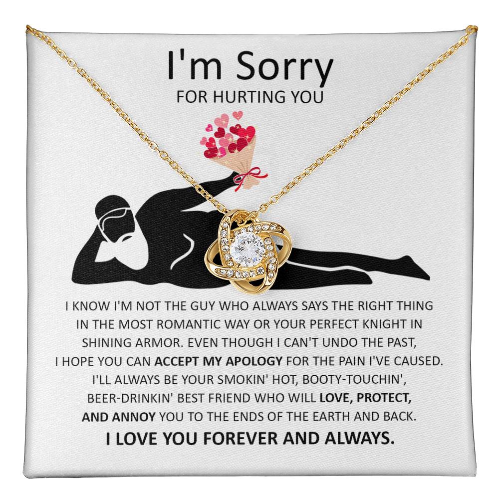 Sorry For Hurting You - I am Not the Guy Who Says The Right Thing In The Most Romantic Way, Your Smokin Hot, Booty-Touching, Beer-Drinking, Love Protect and Annoy You To The Ends Of The Earth and Back