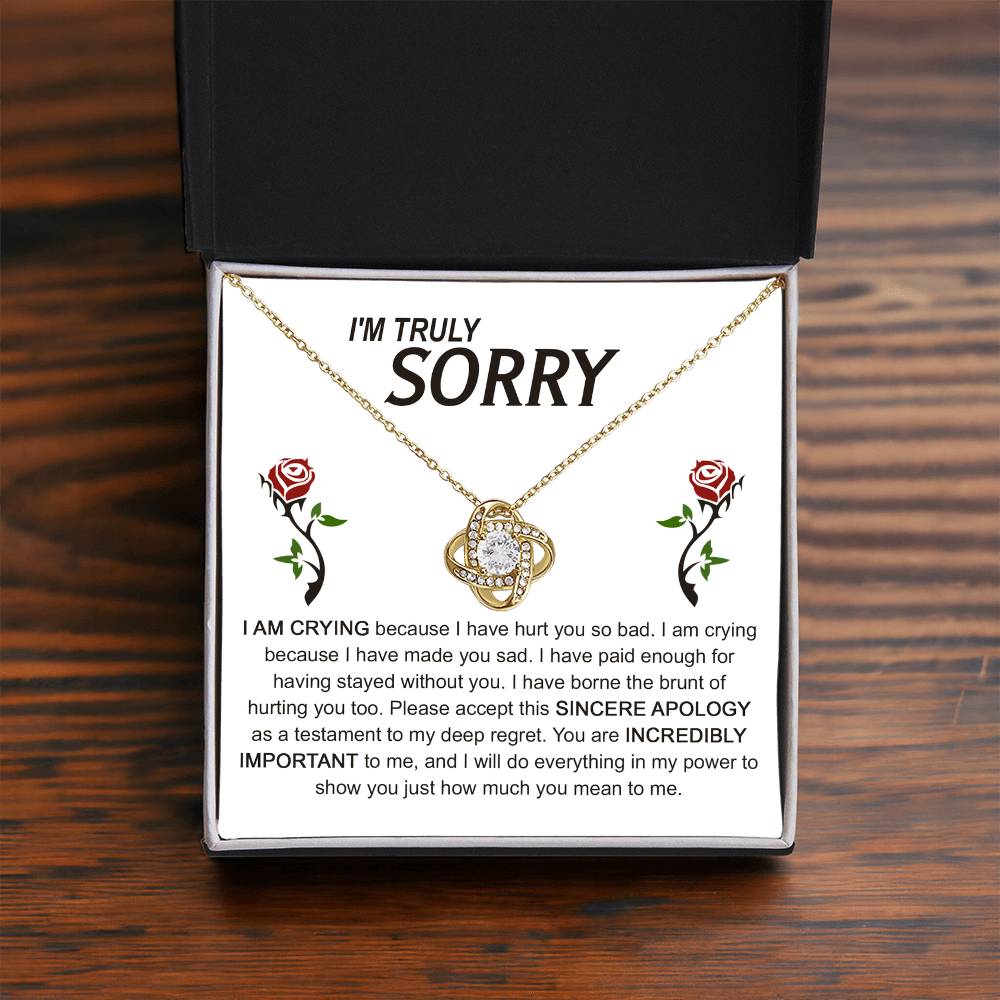 Sorry - Made You Sad, accept this sincere apology, you are important to me