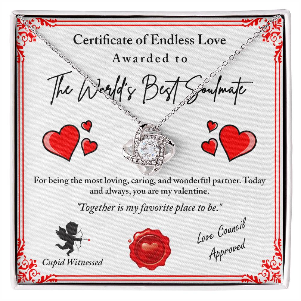 Love Certificate Awarded - Cupid Witnessed