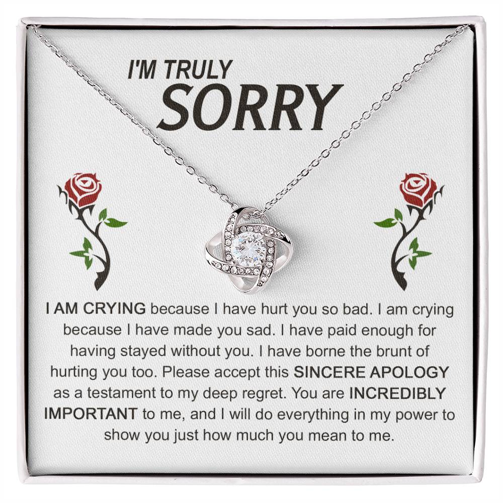 Sorry - Made You Sad, accept this sincere apology, you are important to me