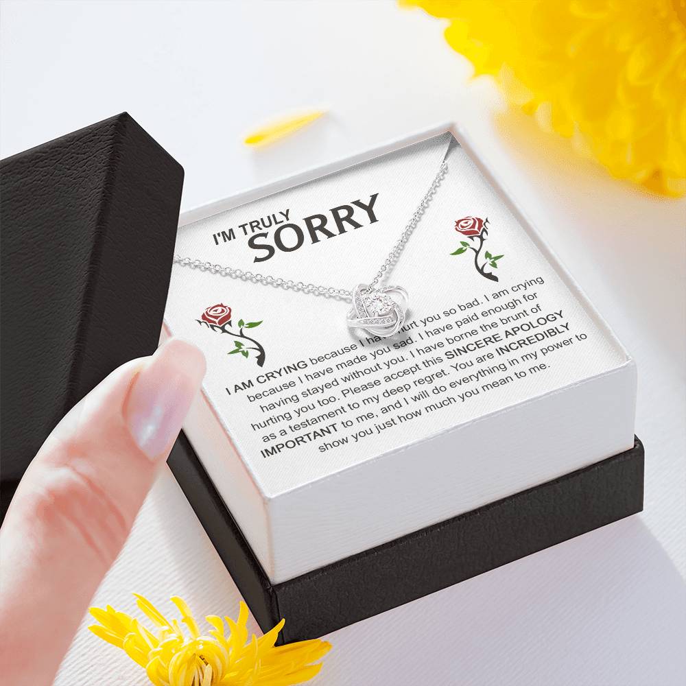 Sorry - Made You Sad, accept this sincere apology, you are important to me