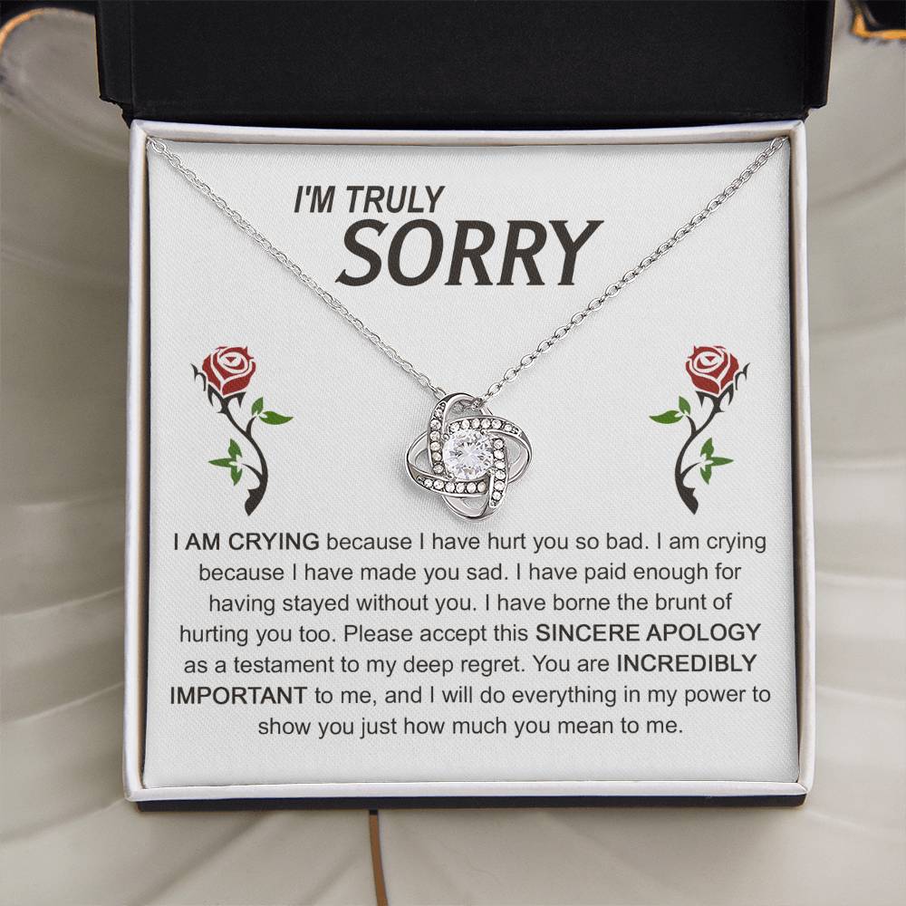 Sorry - Made You Sad, accept this sincere apology, you are important to me