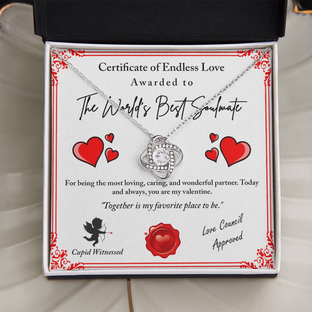 Love Certificate Awarded - Cupid Witnessed