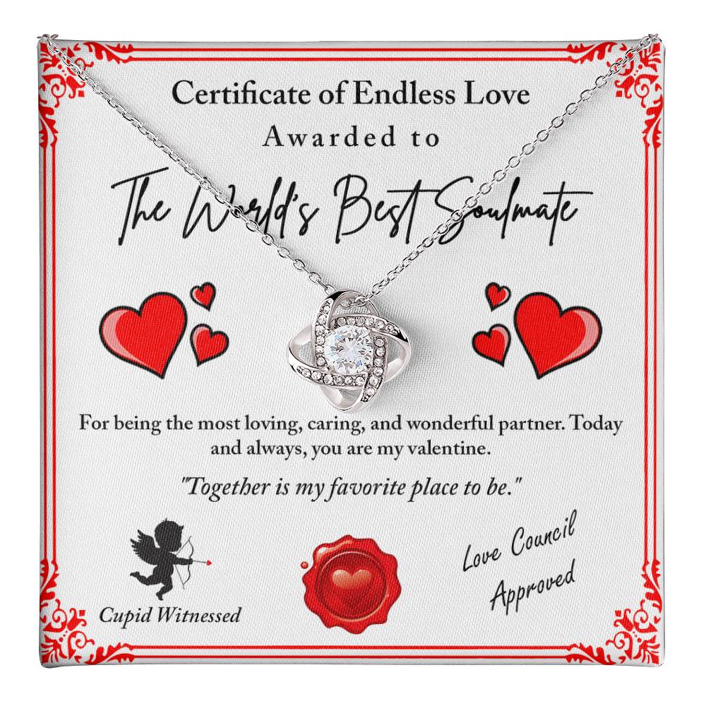 Love Certificate Awarded - Cupid Witnessed