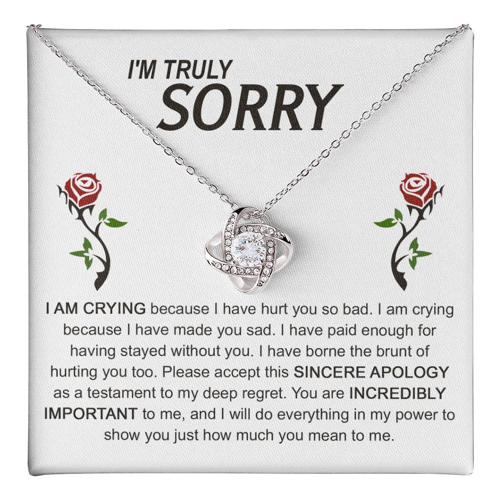 Sorry - Made You Sad, accept this sincere apology, you are important to me