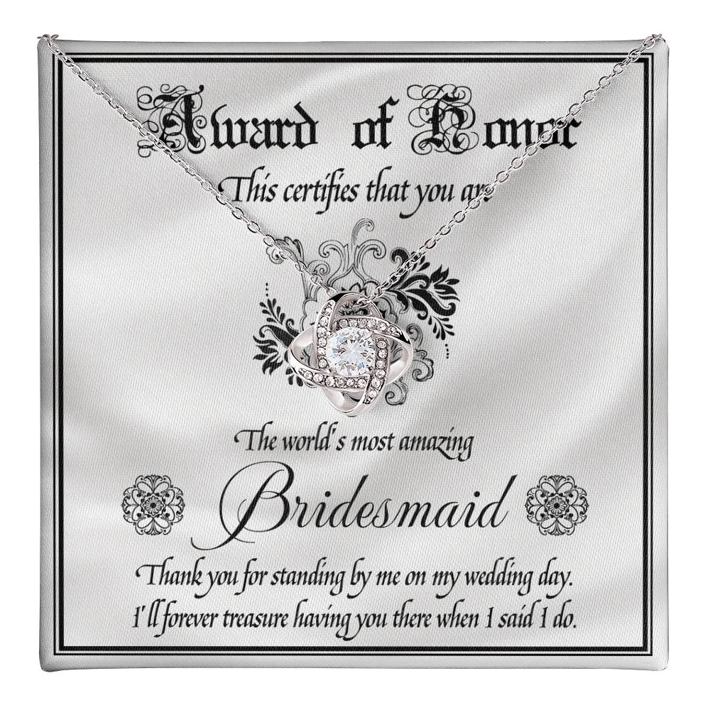 Bridesmaid-Award Of Honor