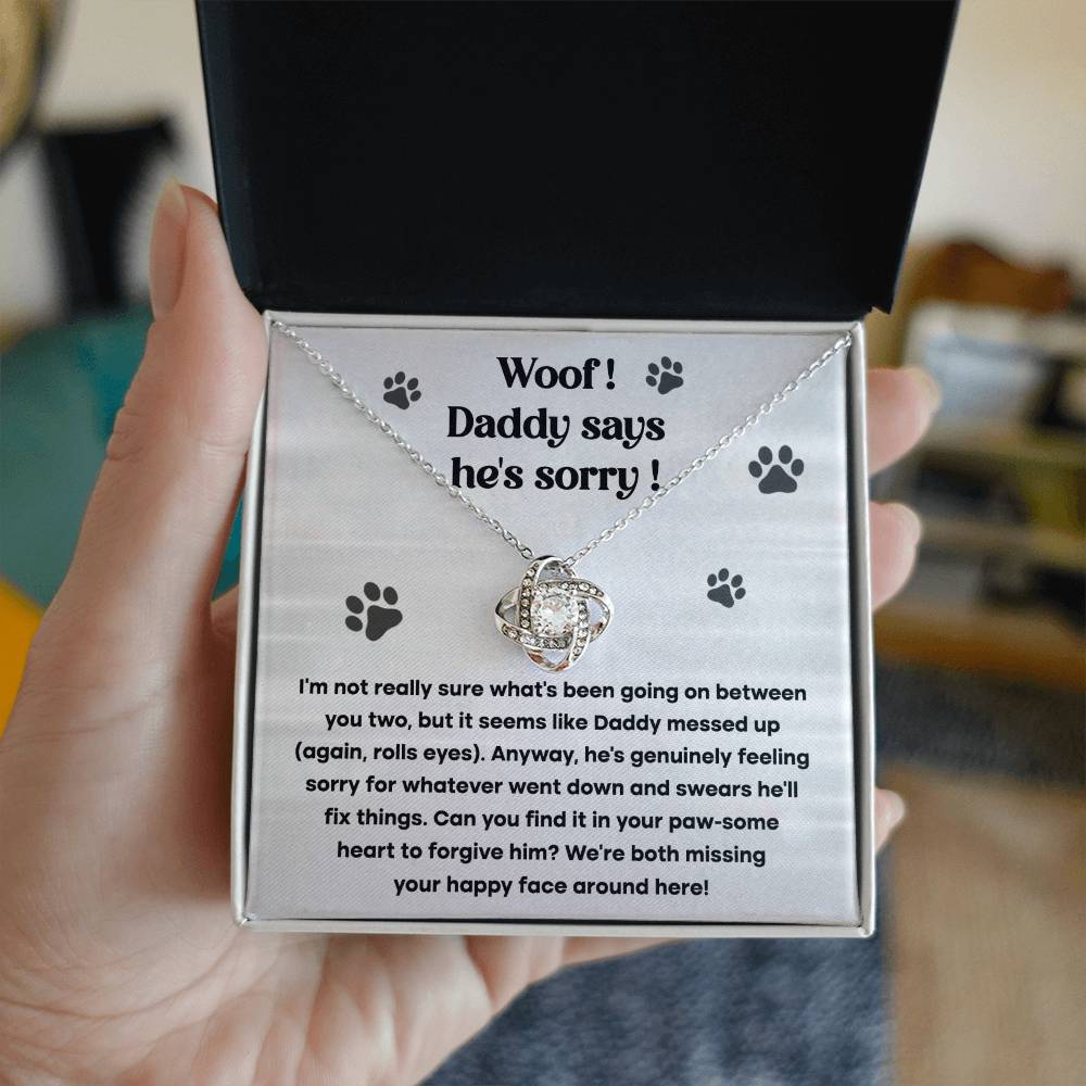 Woof! Daddy Says He's Sorry! Gift from Daughter to Mum, Gifts From Son to Mum