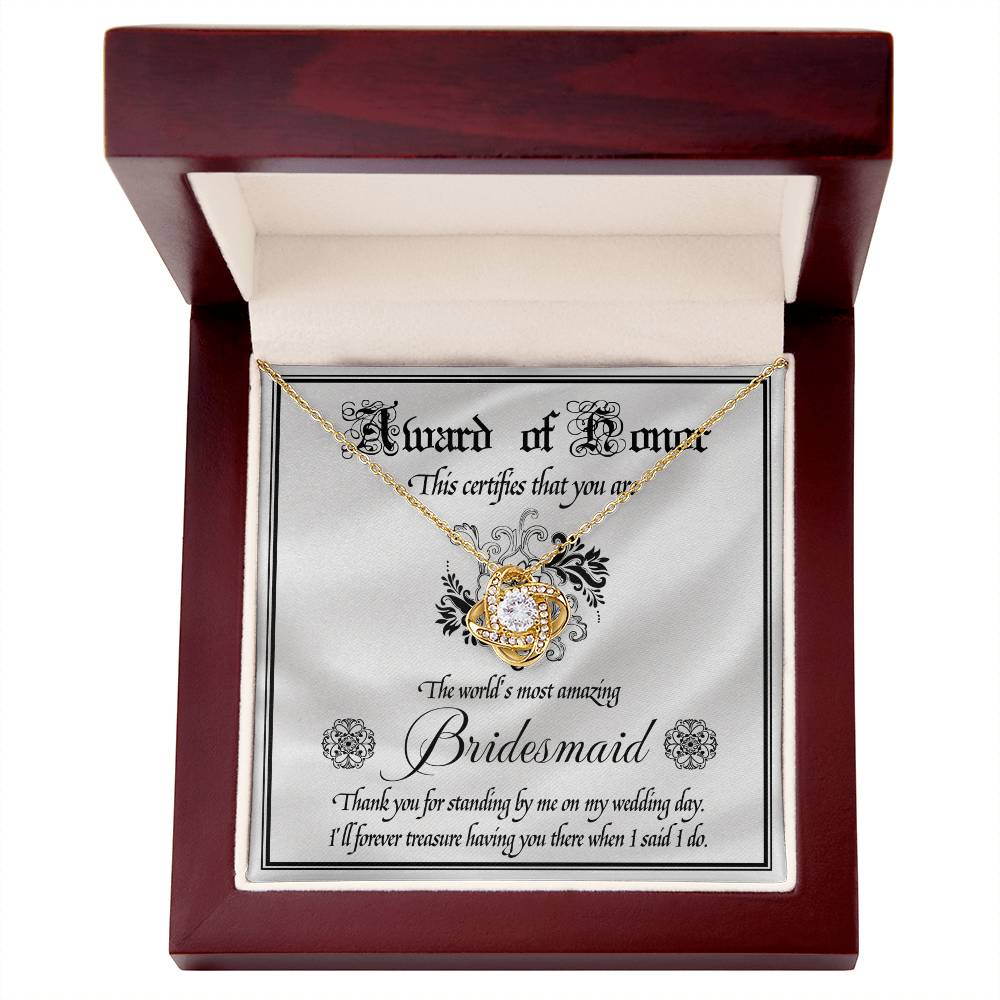 Bridesmaid-Award Of Honor