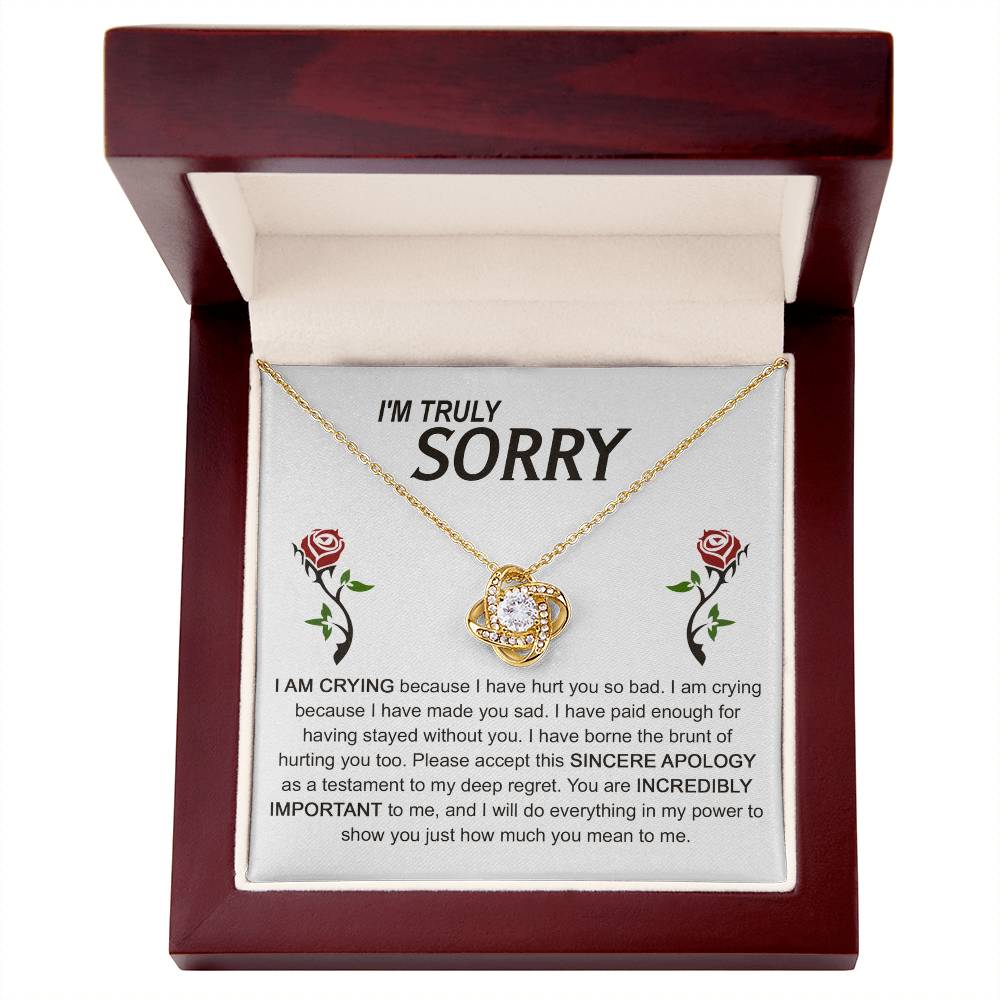 Sorry - Made You Sad, accept this sincere apology, you are important to me