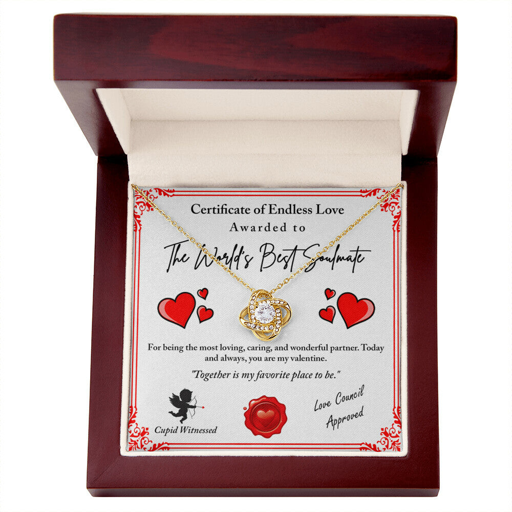 Love Certificate Awarded - Cupid Witnessed