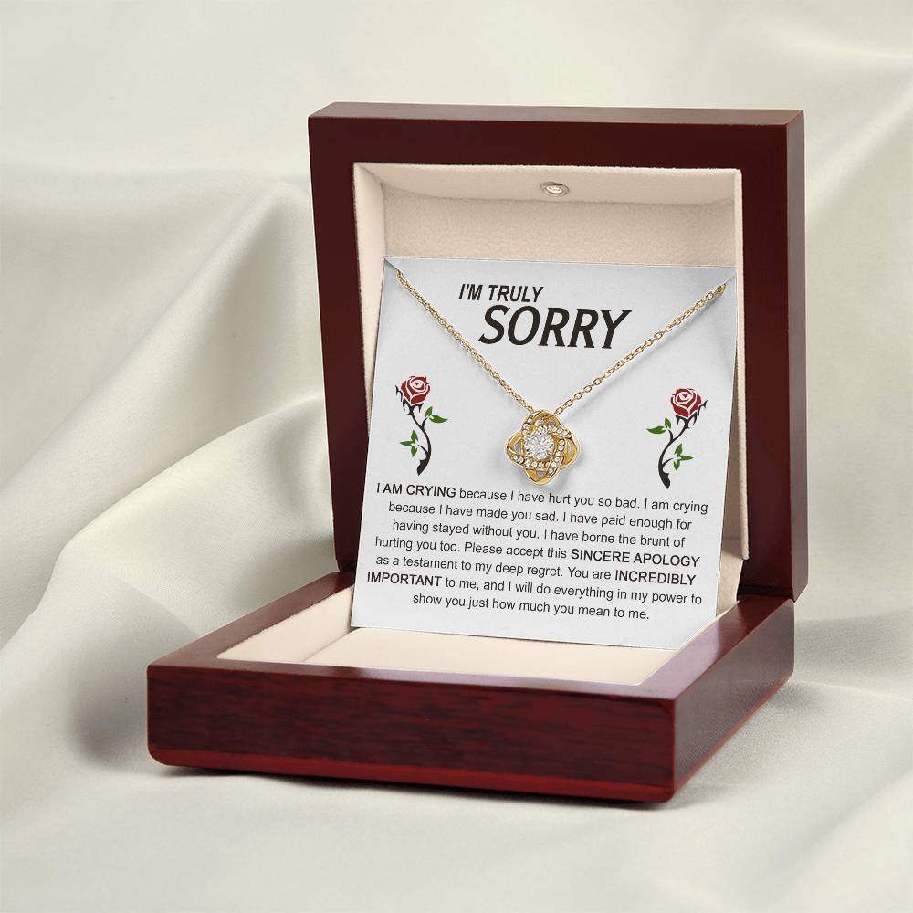 Sorry - Made You Sad, accept this sincere apology, you are important to me