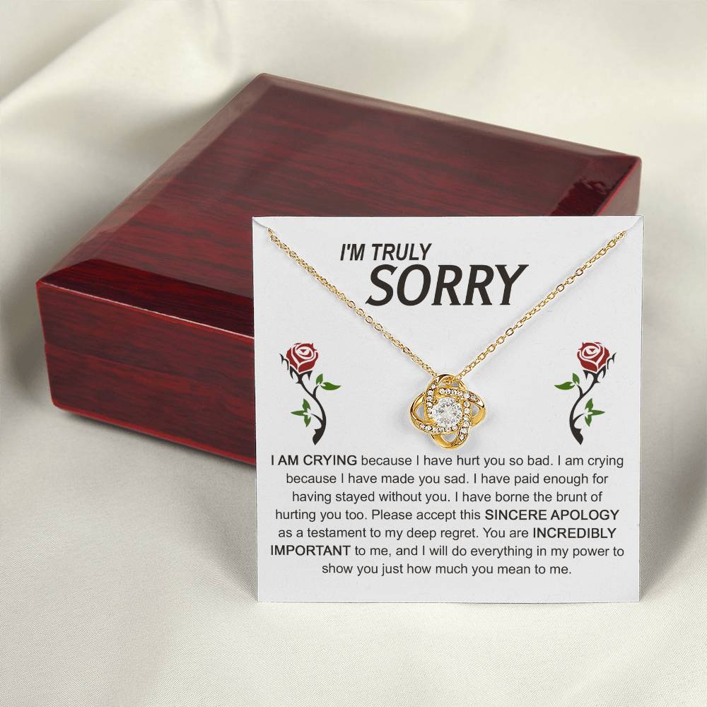 Sorry - Made You Sad, accept this sincere apology, you are important to me