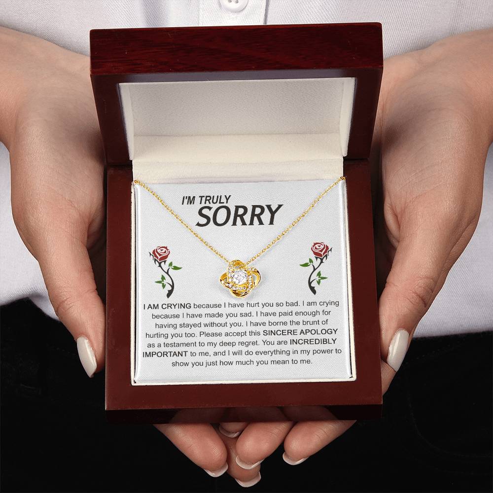 Sorry - Made You Sad, accept this sincere apology, you are important to me