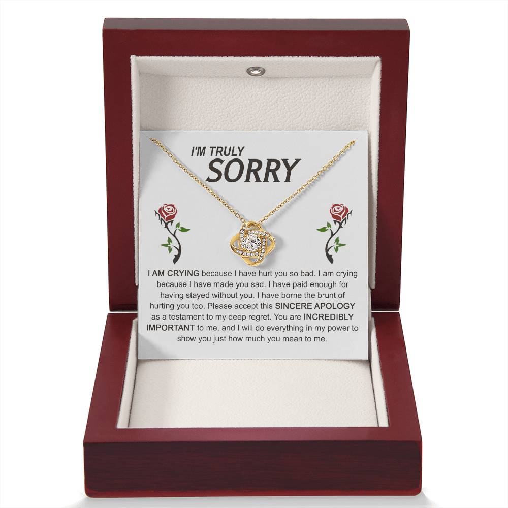 Sorry - Made You Sad, accept this sincere apology, you are important to me