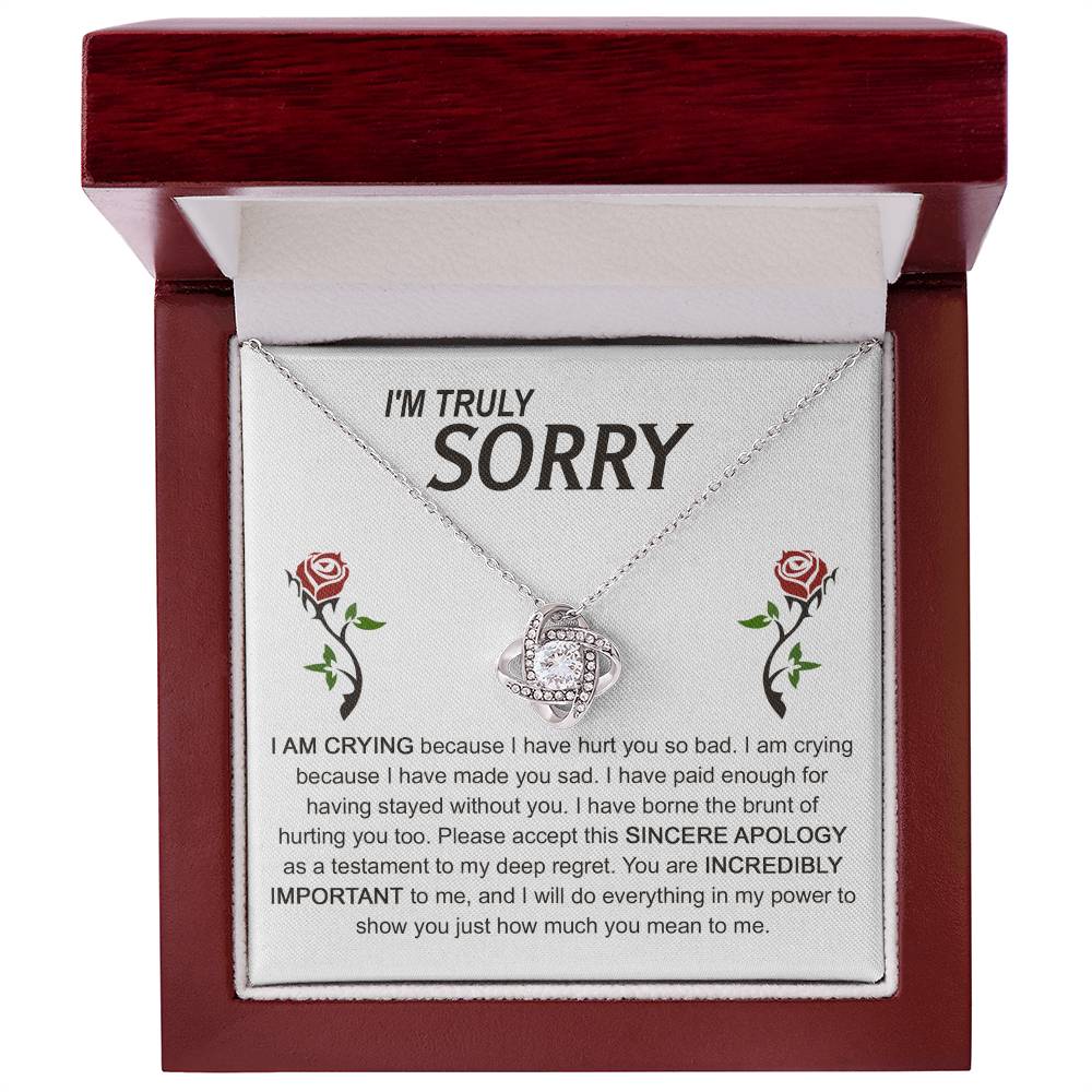 Sorry - Made You Sad, accept this sincere apology, you are important to me