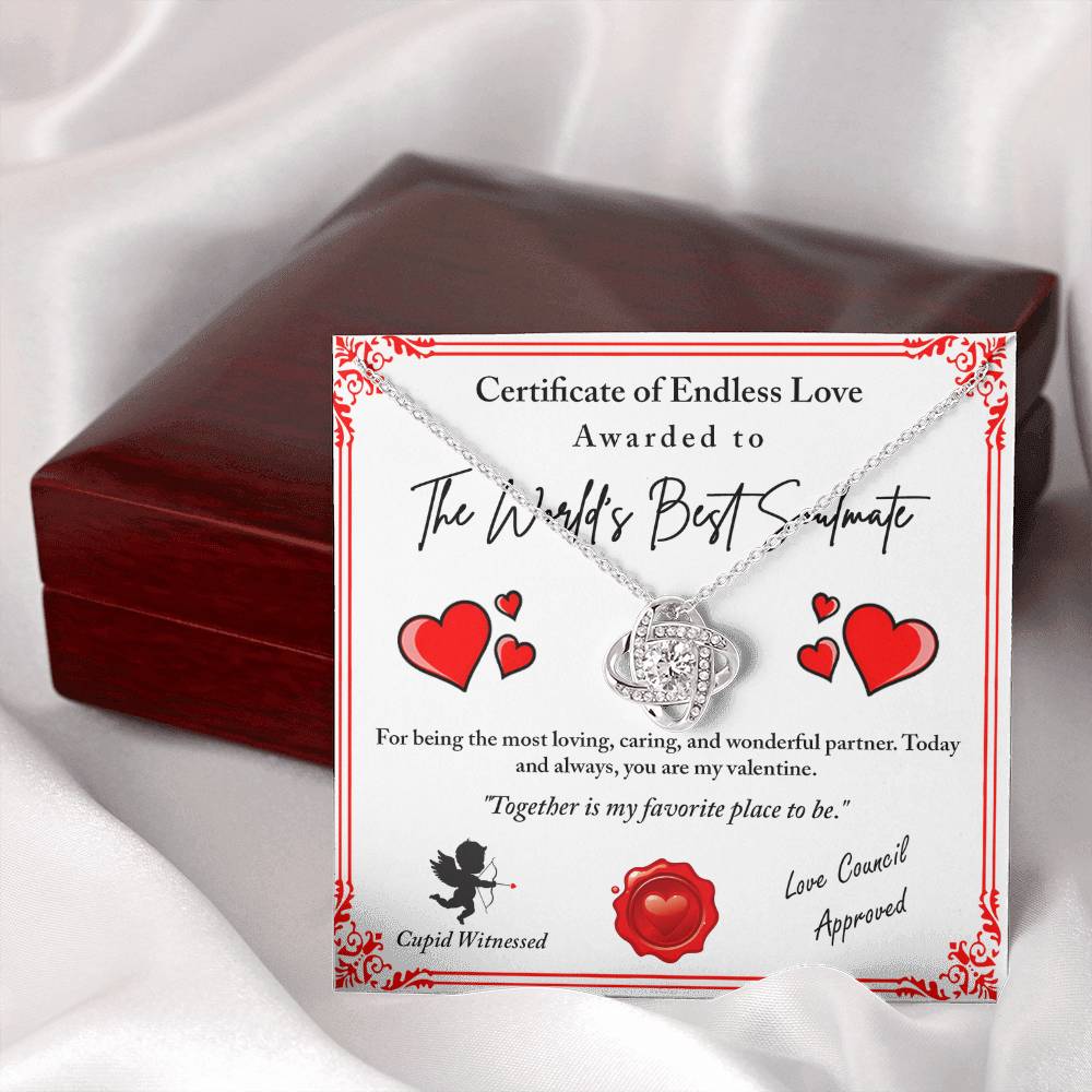 Love Certificate Awarded - Cupid Witnessed