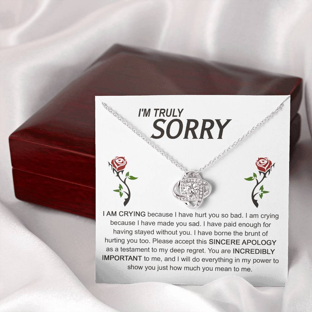 Sorry - Made You Sad, accept this sincere apology, you are important to me