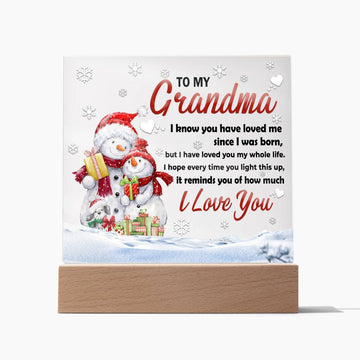 Christmas Gift Ideas To My Grandma,  Xmas, Acrylic plaques, Acrylic decorative plaques, seasons greetings, new year, thanksgiving