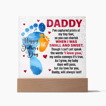 Printed Acrylic Square-Daddy-I have Acrylic Sq