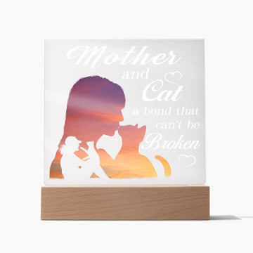 Mother and Cat, a bond that cannot be broken, Thanksgining, celebrations, gift ideas, parties.