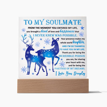 Gift To My Soulmate From Husband To Wife Gift Ideas Wife's Gift To Husband My Man Gift From Fiancé to Fiancée Anniversary Gift Wedding Gift Engagement Gift Valentine Gift Christmas