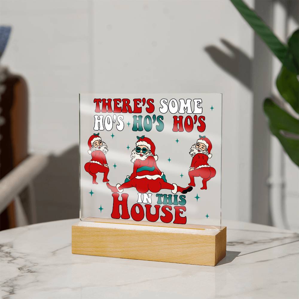 Christmas Greetings There's Some HO's HO's HO's In This House Gift Ideas For Family Friends Colleagues Xmas