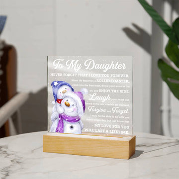 To My Daughter Gift Ideas From Mum Dad Birthday, Anniversary, xmas, Christmas, New Year ThanksGiving