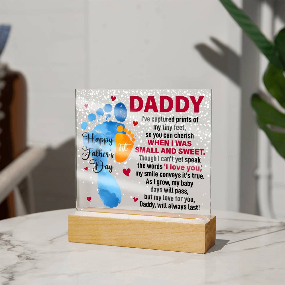 Printed Acrylic Square-Daddy-I have Acrylic Sq