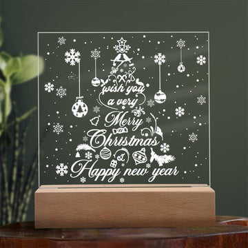 Xmas decorative plaque, Christmas Tree, Xmas Tree, Gift Ideas, my buddy, my soulmate, my sister, my brother, my dad, my granddaughter, my grandma, my mom