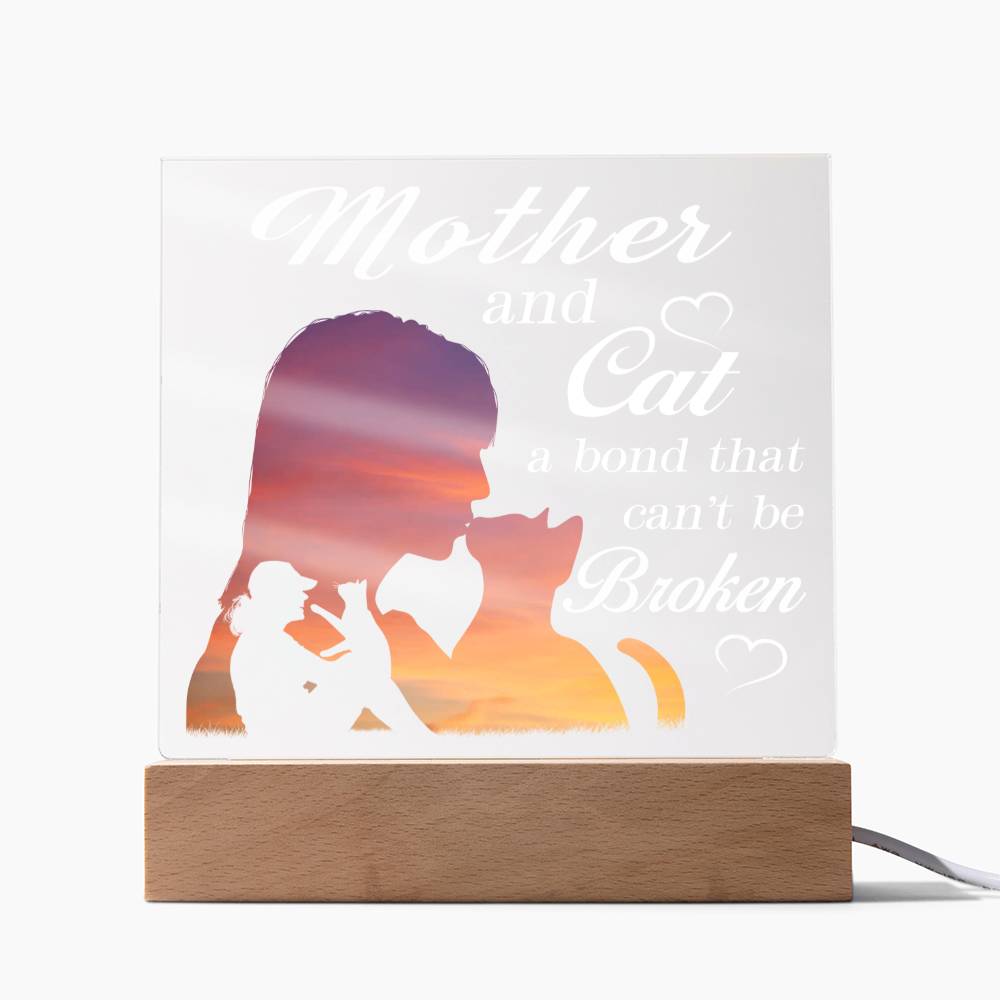 Mother and Cat, a bond that cannot be broken, Thanksgining, celebrations, gift ideas, parties.