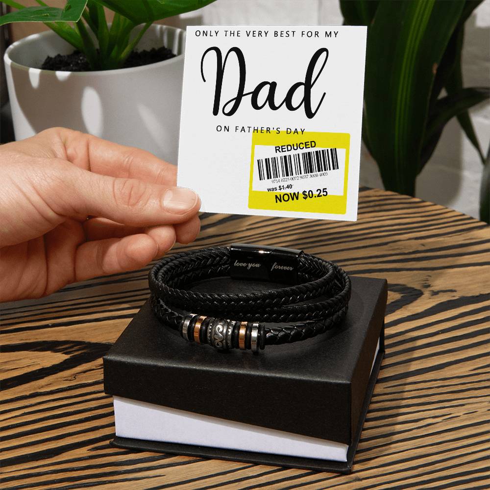 Dad-The Very Best-Bracelet Love You Forever Bracelet