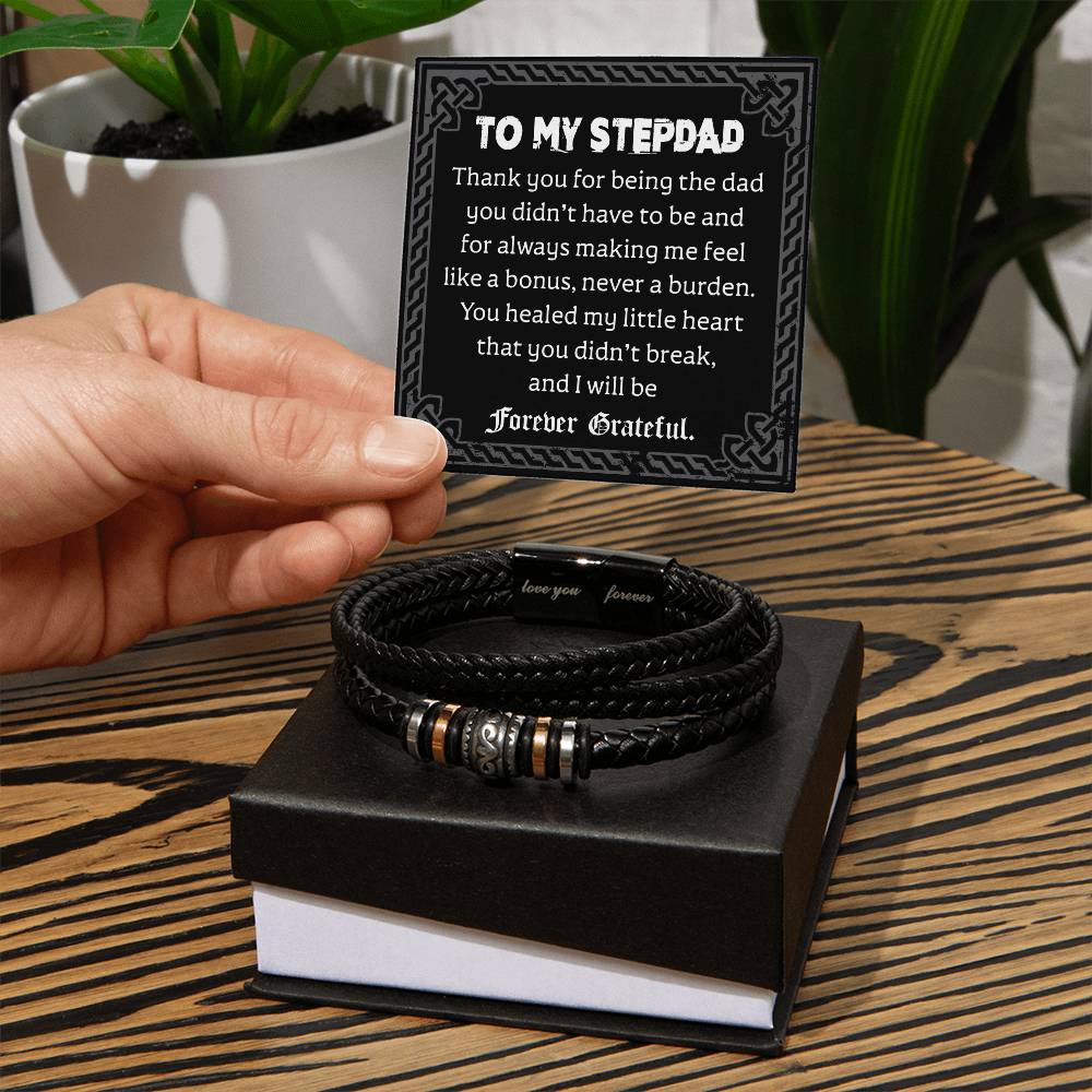 Stepdad-Will Be Forever-Bracelet Love You Forever Bracelet