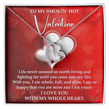 To My Smokin Hot Valentine, Soulmate Gifts for Women Men, Anniversary Valentine Gift for Soulmate, Necklace For Wife From Husband, Soulmate Gifts, Birthday Gifts For Wife, Birthday Gifts For Soulmate, Wife Birthday Gift Ideas, Wedding, New Baby