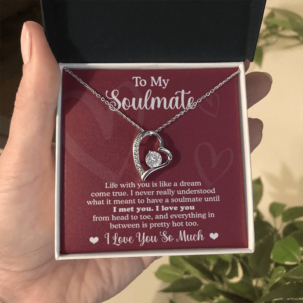 Forever Necklace for My Soulmate Gifts for Women Men, Anniversary Valentine Gift for Soulmate, Necklace For Wife From Husband, Soulmate Gifts, Birthday Gifts For Wife, Birthday Gifts For Soulmate, Wife Birthday Gift Ideas, Wedding, New Baby