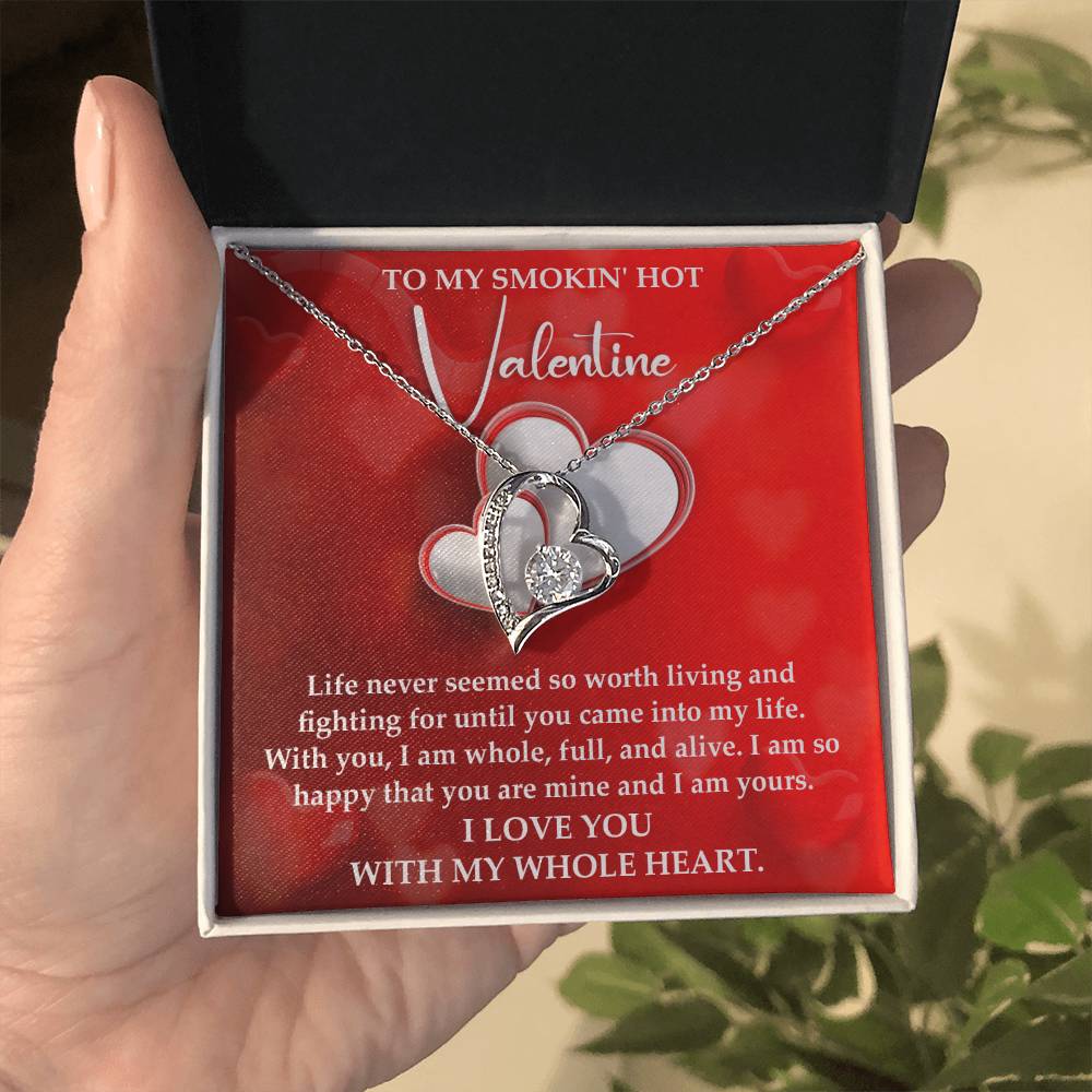 To My Smokin Hot Valentine, Soulmate Gifts for Women Men, Anniversary Valentine Gift for Soulmate, Necklace For Wife From Husband, Soulmate Gifts, Birthday Gifts For Wife, Birthday Gifts For Soulmate, Wife Birthday Gift Ideas, Wedding, New Baby