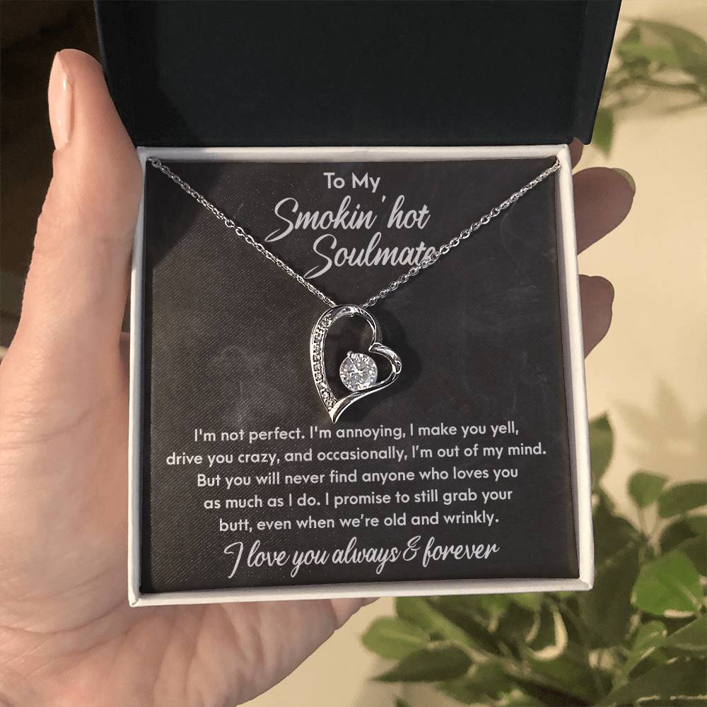 My Smoking Hot Soulmate Necklace, Soulmate Gifts for Women Men, Anniversary Valentine Gift for Soulmate, Necklace For Wife From Husband, Soulmate Gifts, Birthday Gifts For Wife, Birthday Gifts For Soulmate, Wife Birthday Gift Ideas, Wedding, New Baby