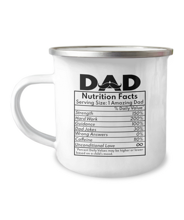 Dad Nutrition Facts, serving 1 Amazing Dad