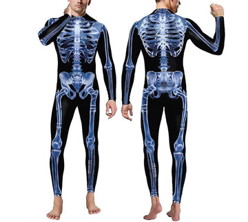 Bodysuit Skeleton Halloween Costumes