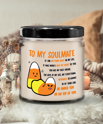 Halloween Candle - To My Soulmate: By Your Side, gift ideas