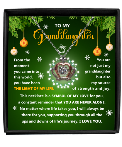 To my granddaughter the light of my life, a source of strength and joy, will always be there for you, gift ideas, thanksgiving, xmas, Christmas